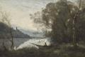 [The Moored Boatman, Souvenir of an Italian Lake]