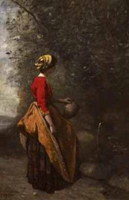 [Corot - Peasant Girl at the Spring] 