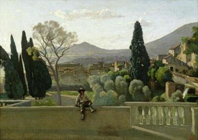 [Corot - Tivoli, the Gardens of the Villa D'Este] 