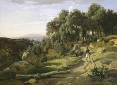 [Corot - A View near Volterra] 