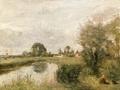[A View of Arleux from the Marshes of Palluel]