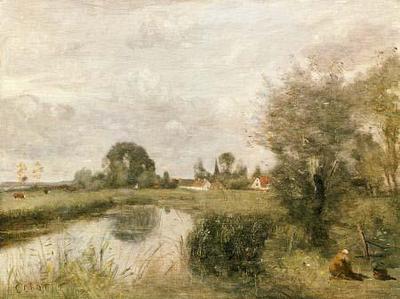 [Corot - A View of Arleux from the Marshes of Palluel] 