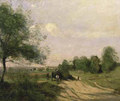 [Corot - The Wagon, Souvenir of Saintry] 