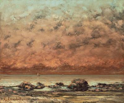 [Courbet - The Black Rocks at Trouville] 