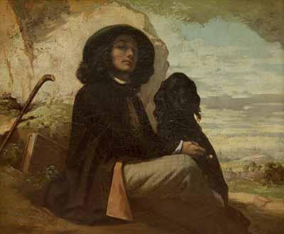 [Courbet - Courbet with his Black Dog] 