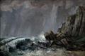 [Downpour at Etretat]