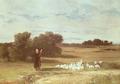 [Girl with Geese]