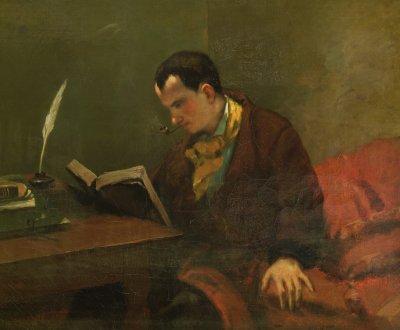 [Courbet - Portrait of Charles Baudelaire] 