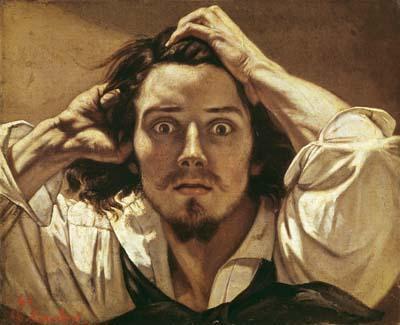 [Courbet - Self Portrait, the Despairing Man] 