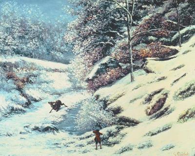 [Courbet - The Wounded Stag] 