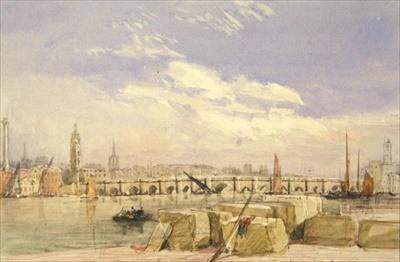 [Cox - London Bridge, 1828] 
