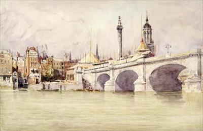 [Cox - London Bridge, 1831] 