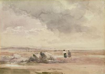 [Cox - On Lancaster Sands, Low Tide] 