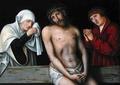 [Christ as the Man of Sorrows with the Virgin and St John]