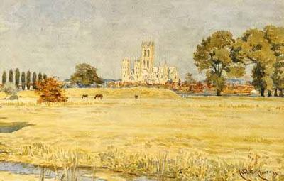 [Crane - Canterbury Cathedral From The Meadows] 