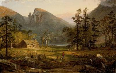 [Cropsey - Pioneer's Home, Eagle Cliff, White Mountains] 