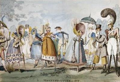 [Cruikshank - Monstrosities of 1818] 