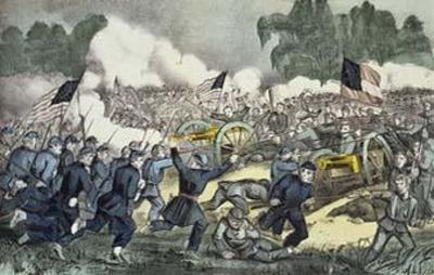 [Currier & Ives - The Battle of Gettysburg, July 3rd, 1863] 