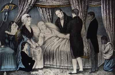[Currier & Ives - Death of Washington, December 14th, 1799] 