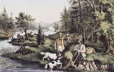 [Currier & Ives - Hunting, Fishing and Forest Scen...] 