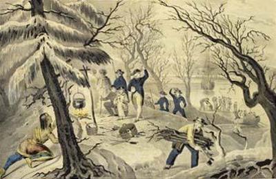 [Currier & Ives - Landing of the Pilgrims at Plymouth, 11th December 1620] 