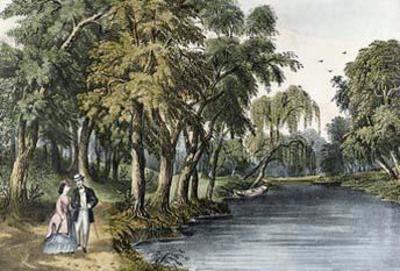 [Currier & Ives - On the Owago] 