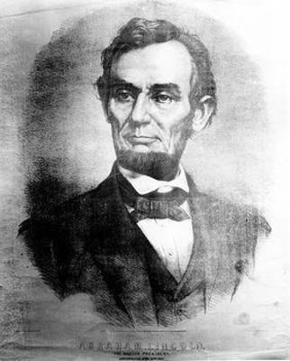 [Currier & Ives - Portrait of Abraham Lincoln] 