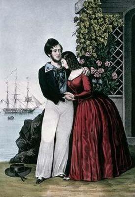 [Currier & Ives - The Sailor's Adieu] 