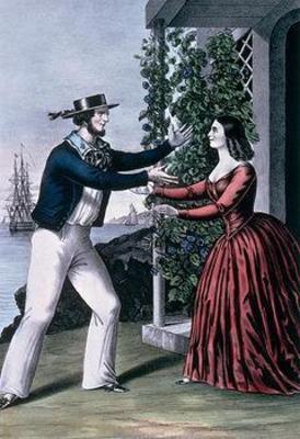 [Currier & Ives - The Sailor's Return] 