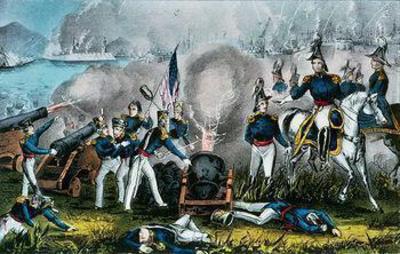 [Currier & Ives - Siege of Vera Cruz] 