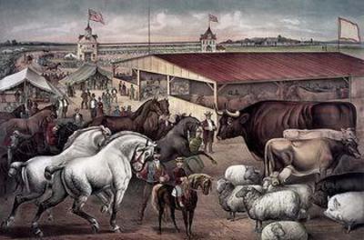 [Currier & Ives - Sights at the Fair Ground] 