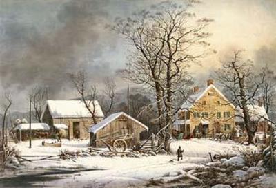 [Currier & Ives - Winter in the Country, a Cold Morning] 