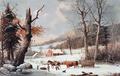 [Winter in the Country, Homeward from the Wood-Lot]