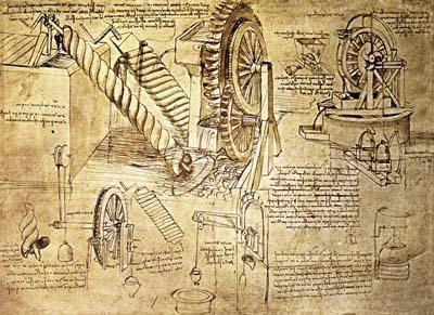 [Da Vinci - Archimedes Screws] 