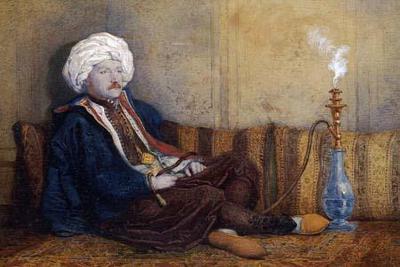 [Dadd - Portrait of Sir Thomas Phillips, Reclining with a Hookah] 