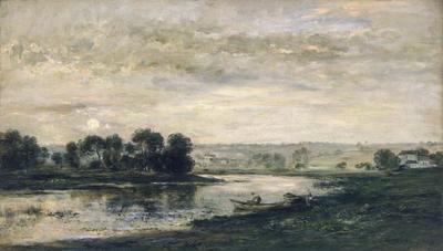 [Daubigny - Evening on the Oise] 