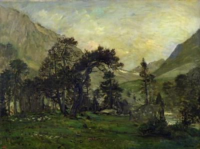 [Daubigny - The Mahoura at Cauterets] 