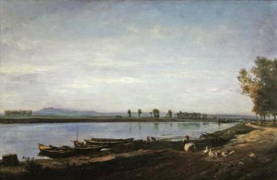 [Daubigny - The Seine at Bezons, Val d'Oise] 