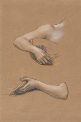 [De Morgan - Study of Arms for "The Cadence of Autumn"] 