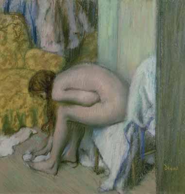 [Degas - After the Bath, Woman Drying her Foot] 