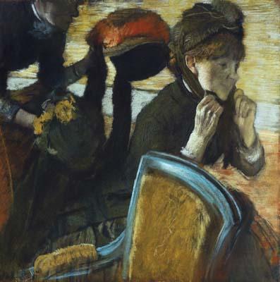[Degas - At the Milliner's, 1882] 