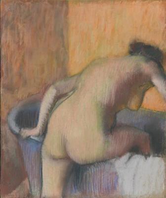 [Degas - Bather Stepping into a Tub] 