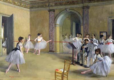 [Degas - Dance Foyer at the Opera] 