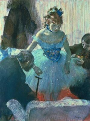 [Degas - Dancer in her Dressing Room] 