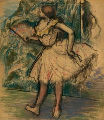 [Degas - Dancer with a Fan] 