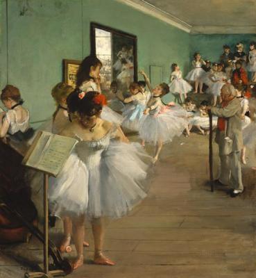 [Degas - The Dance Class, 1873-74] 