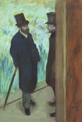 [Degas - Friends at the Theatre] 
