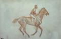 [Jockey at a Canter]
