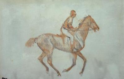[Degas - Jockey at a Canter] 