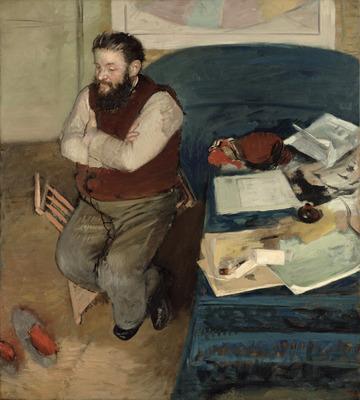 [Degas - Portrait of Diego Martelli] 